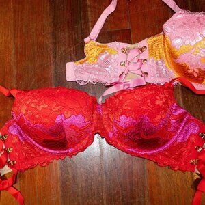 SavagexFenty lace balconette bra set